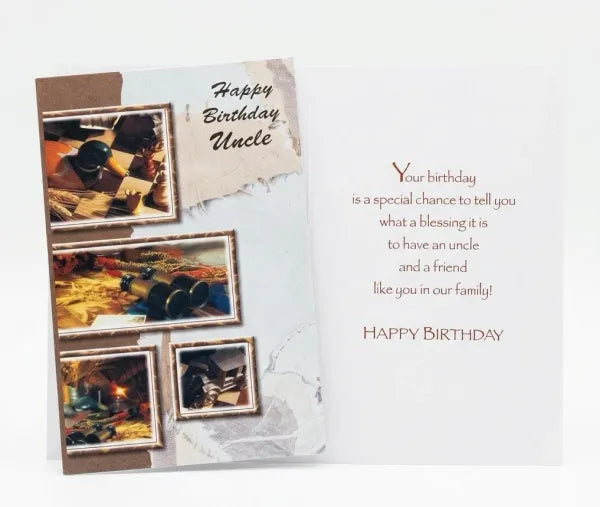 Happy Birthday Greeting Card(Uncle)