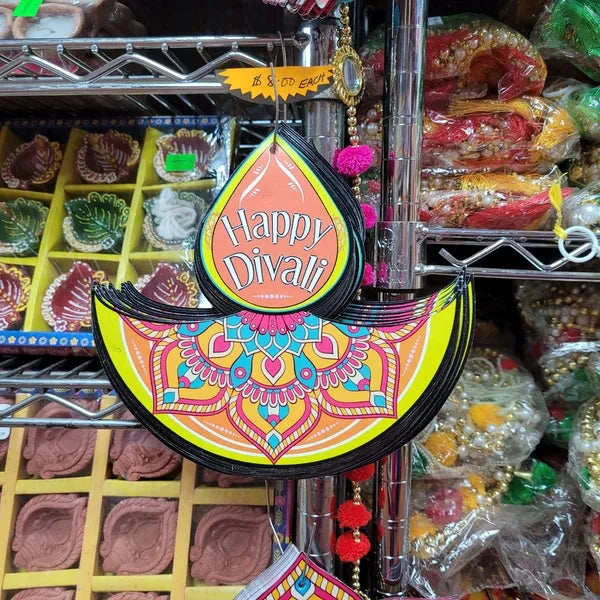 Happy Divali Deya Dangler - 7"