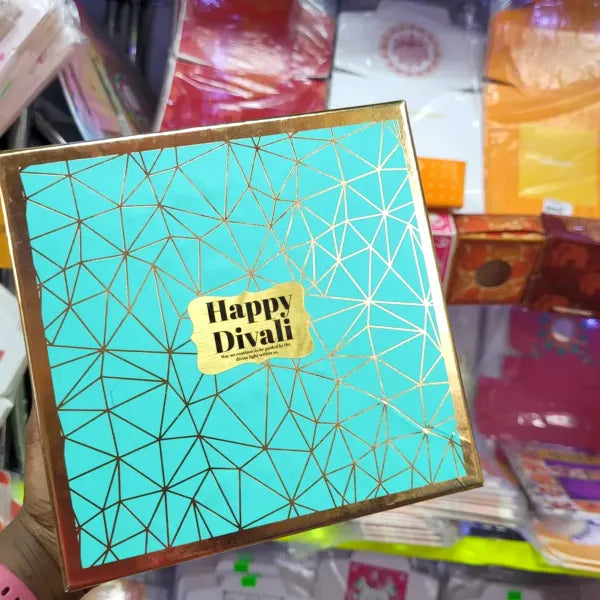 Happy Divali Gift Box 7 x 7 (hard board)