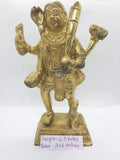 Kal Bhairo Brass (3) -Height- 6.5" Base- 3" x 2"