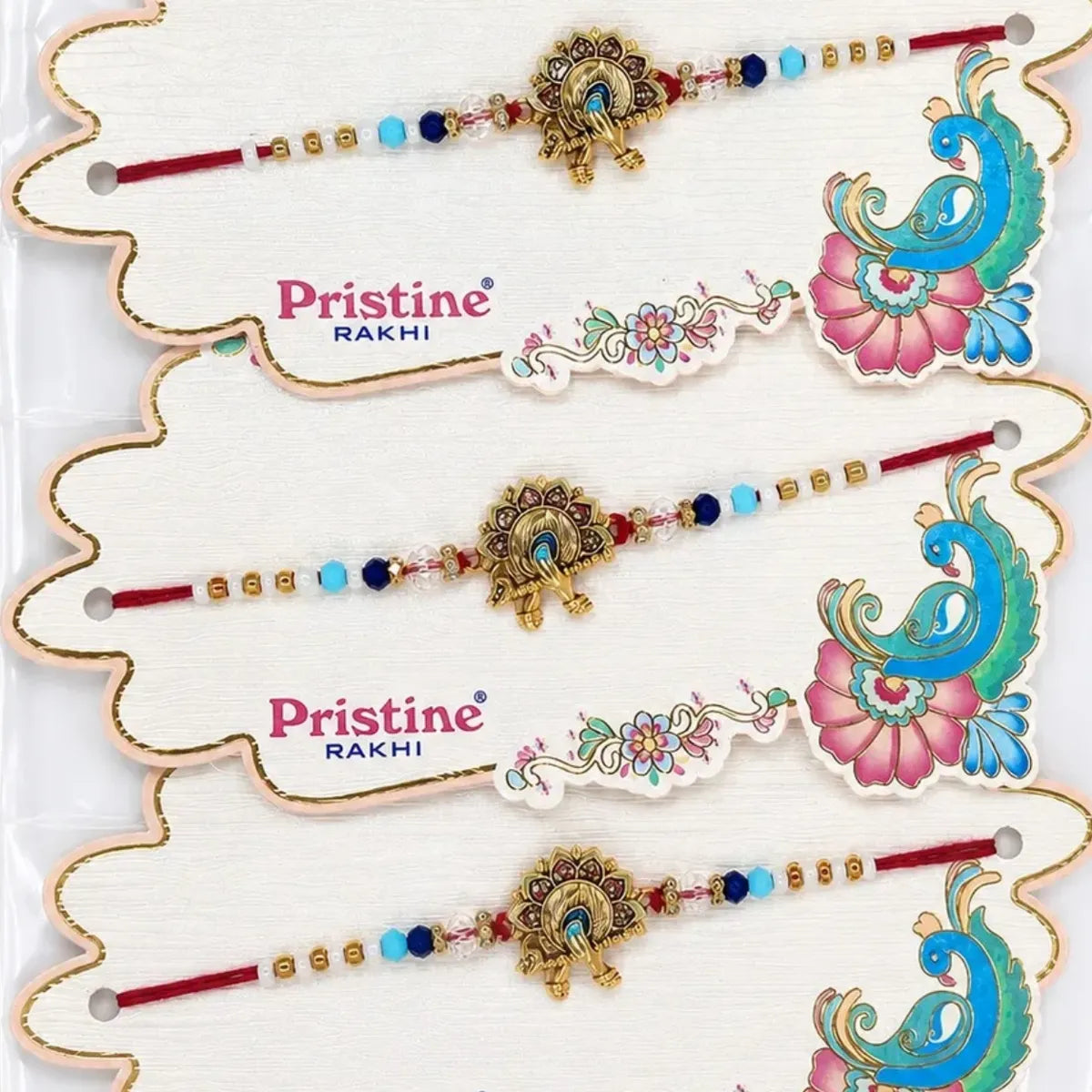 Krishna Peacock Rakhi