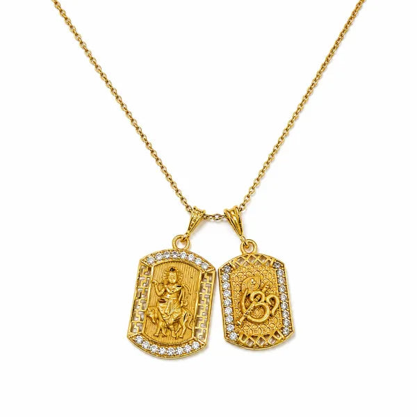 Krishna & OM Pendant
