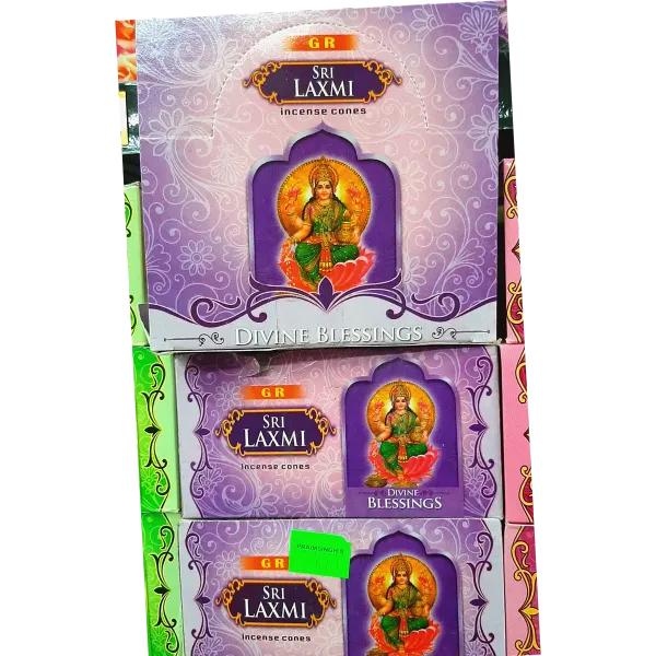 Laxmi Incense Cones (12 Packs)