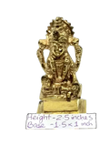 Laxmi (Brass) (Mini) (6) -Height- 2.5" Base- 1.5" x 1"