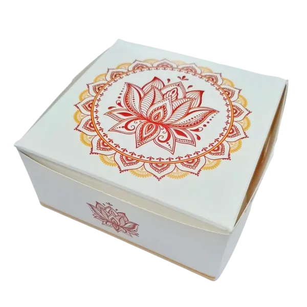 Lotus And Mandala Sweet Box (4 x 4 x 2) (25 Boxes)
