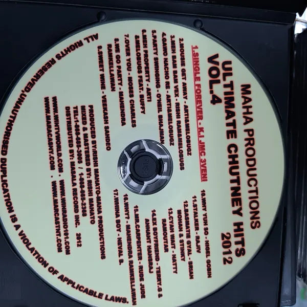 Maha Production Ultimate Chuntney Hits - Vol 4 - 2012