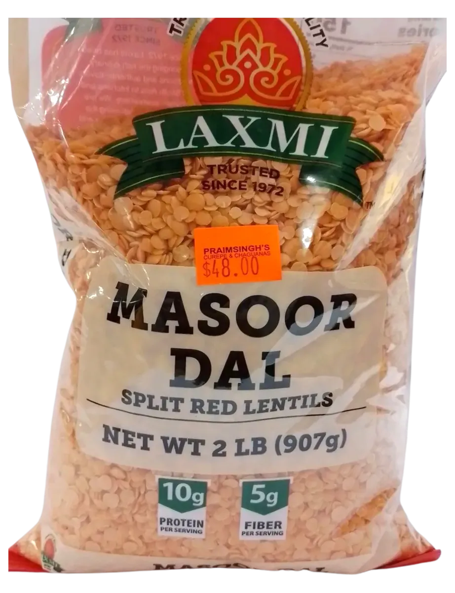 Masoor Dal Split Red Lentils-Laxmi-2lbs