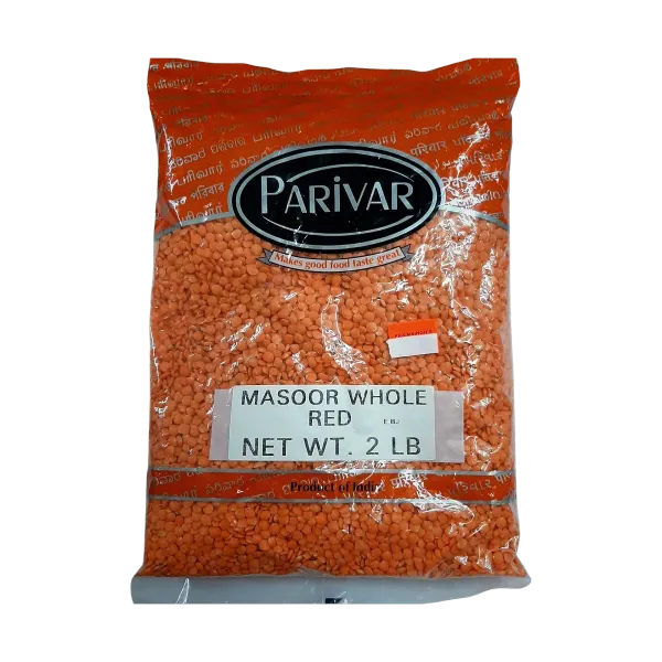 Masoor Whole Red - Parivar - 2lbs