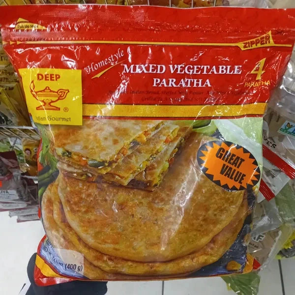 Mixed Vegetable Paratha - Deep