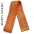 Murti Shawl - (41''x 2.5'') (Orange)