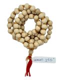 Neem Wood Mala Orange Tread