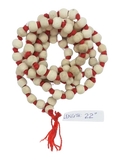 Neem Wood Mala Red Tread