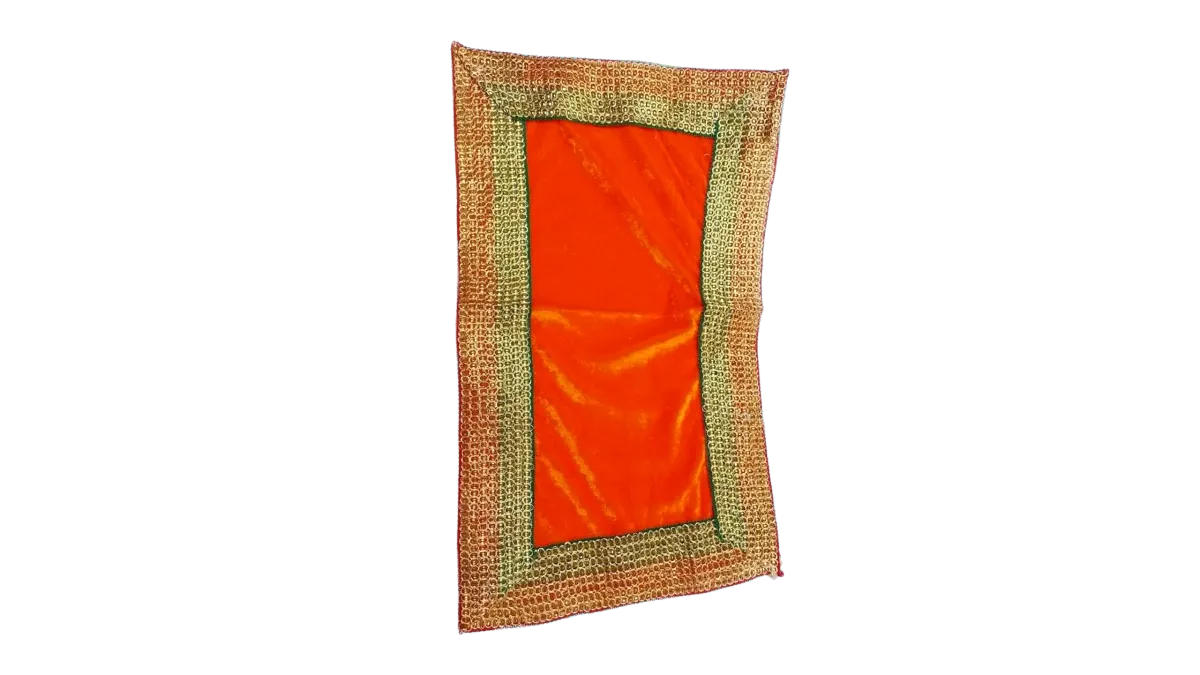 Orange Altar Cloth (17.5"x 10.5") 4D