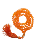 Orange Crystal Mala