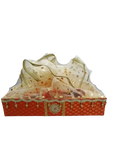 Orange Mesh Tie Basket (2.5 x 10 x 14)