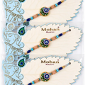 Peacock Evil Eye Rakhi