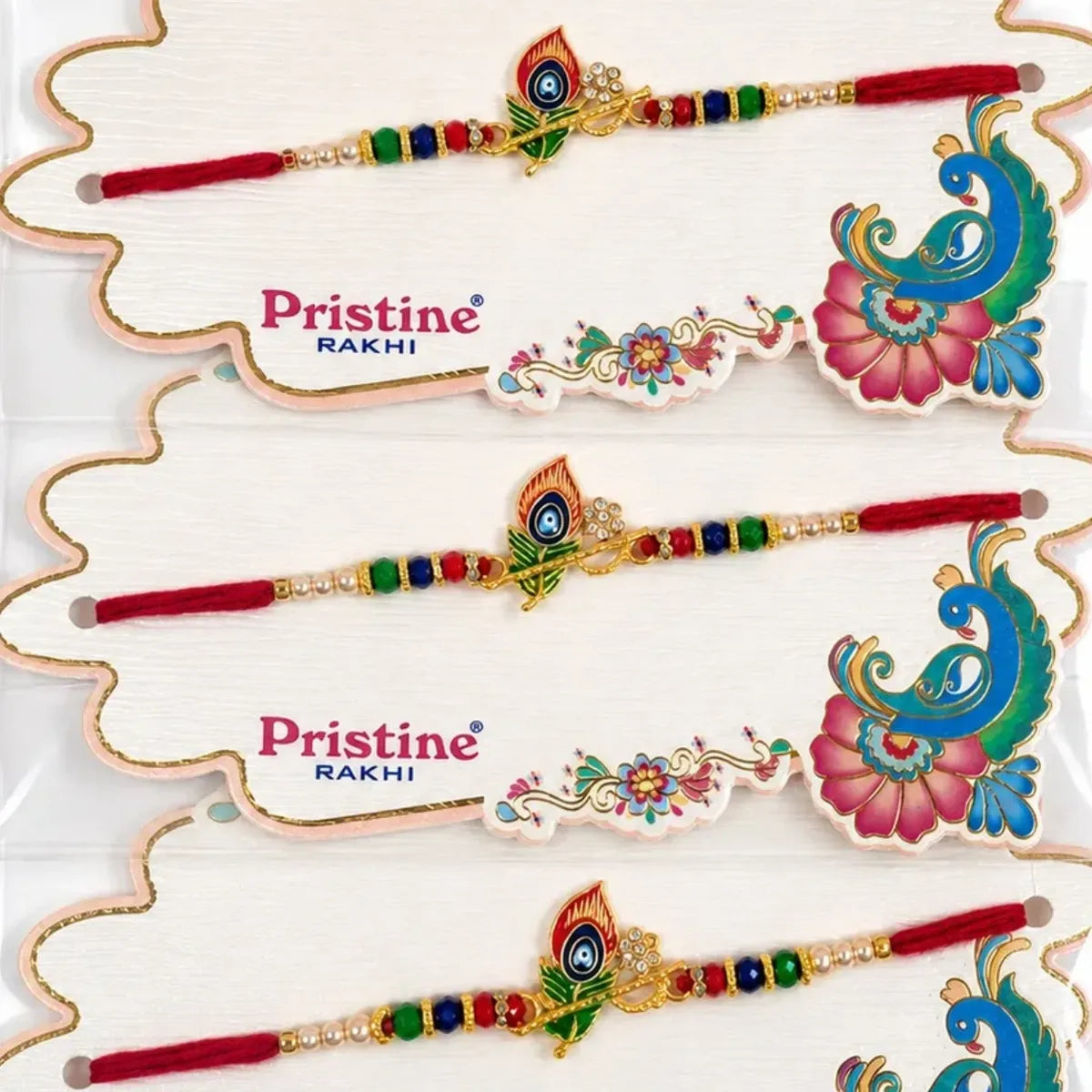 Peacock Feather Rakhi