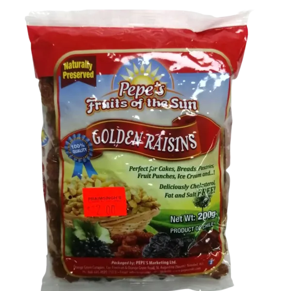Pepe's Golden Raisins - 200g