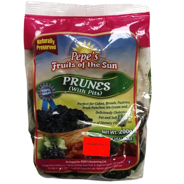 Pepe's Prunes With Pit - 200g