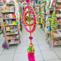 Pink Pearl Tassel Dangler (18" long)