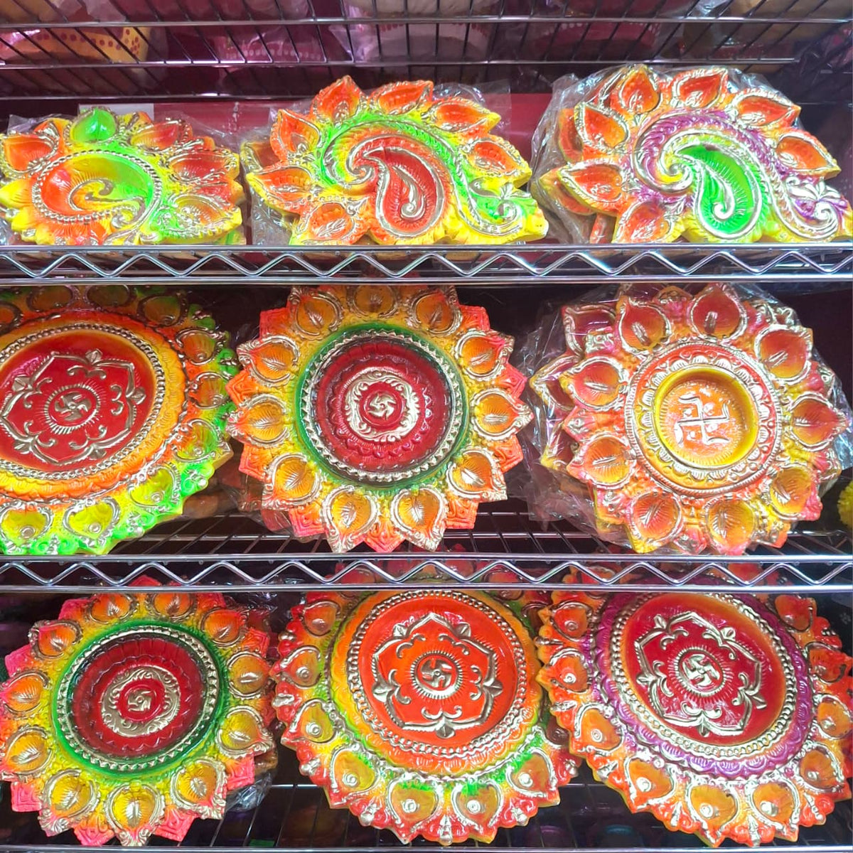 Clay Rangoli Deyas