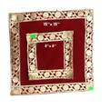 Red And Gold Flower Trim Altar Cloth
