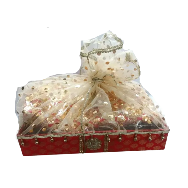 Red Mesh Tie Basket (2.5 x 10 x 14)