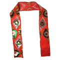 Red Murti Shawl (32"x 2.1/4")