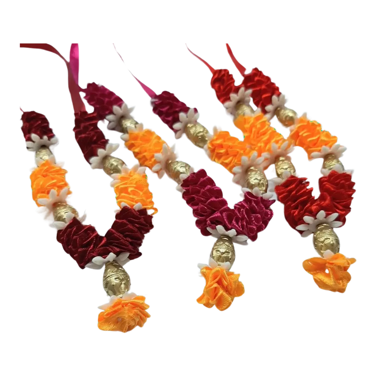 Ribbon And Bead Decorative Malas