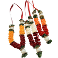 Ribbon And Bead Mala