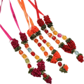 Ribbon And Beaded Malas