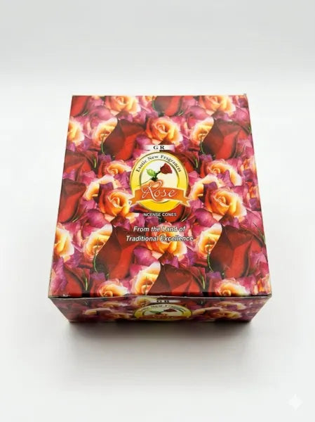 Rose Incense Cones (12 Packs)