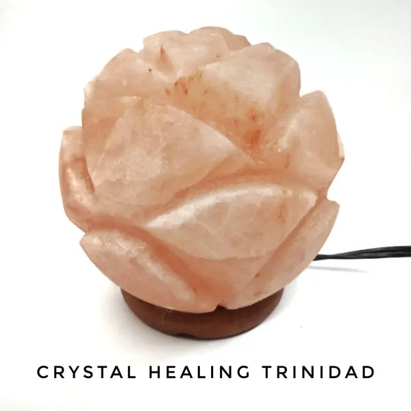 Rose Shape Pink Himalayan Salt Lamp - 6 x 18 Inches