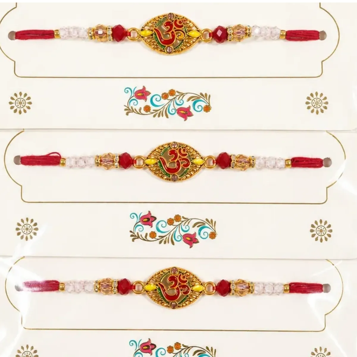 Sacred Red Om Rakhi