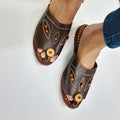 Sandal Size 7 (10 Inches) (B) Dark Brown