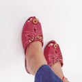 Sandal Size 7 (10 Inches) (F) Red