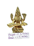 Sarawati (Brass) (Mini) (6) -Height- 2.5" Base- 1.5"
