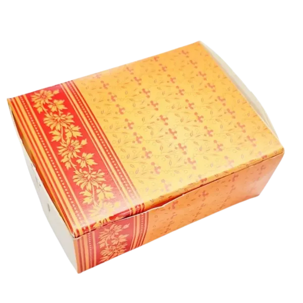 Sari Print Sweet Box (4 x 3 x 1.5 Inches ) (25 Boxes)