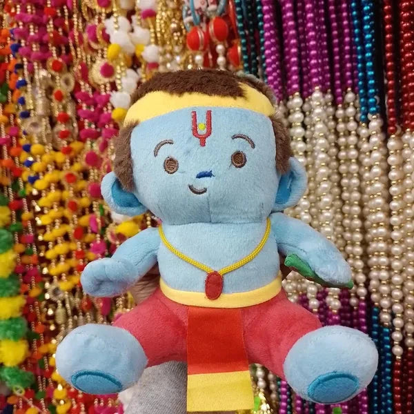 Toy Musical Baby Krishna Plushie (7.5"x6.5")