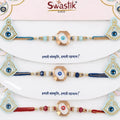 Triple Evil Eye Rakhi