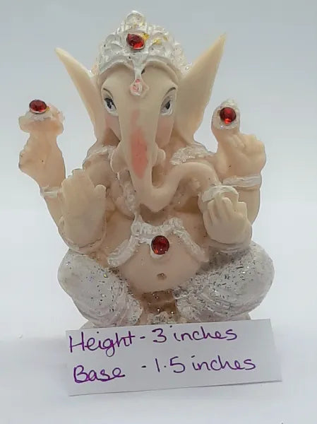 White Ganesh (mini)