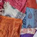 White With Black Shawl (40 x 70)