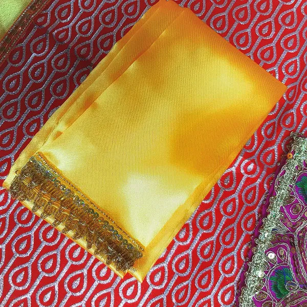 Yellow Shawl - 64" x 4.5"