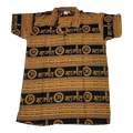 Yellow and Black Kurta Top