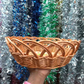 Wooden Circle Basket (10.5"x 4")
