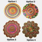Golden Rangoli Stickers Approx 10 Inches- #8