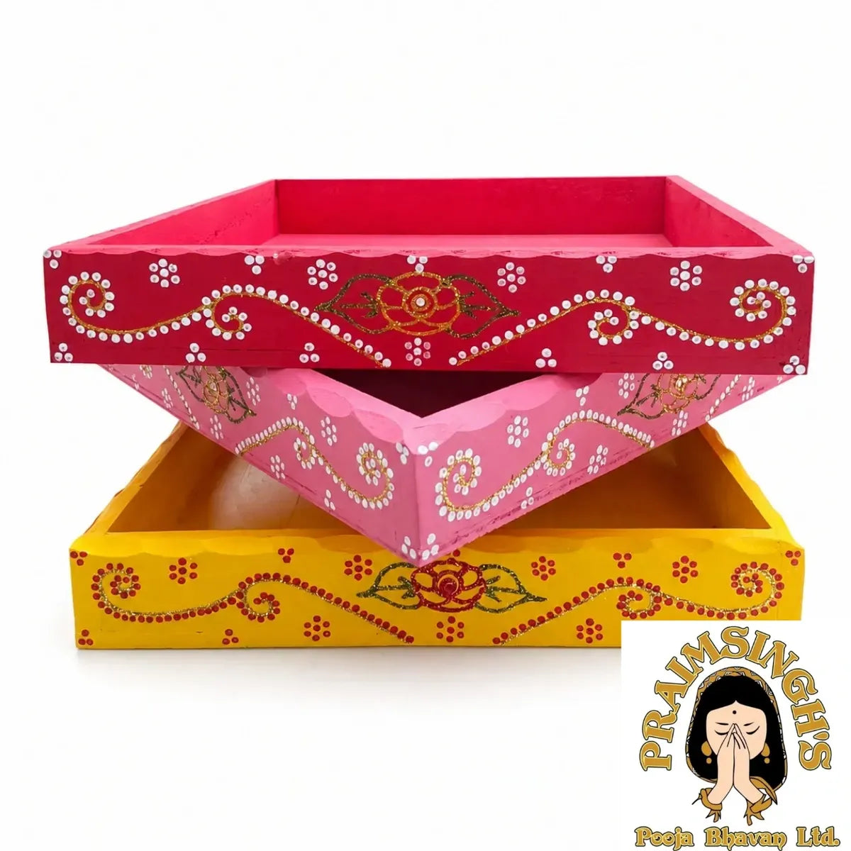 Decorative Painted Trays- 20x20