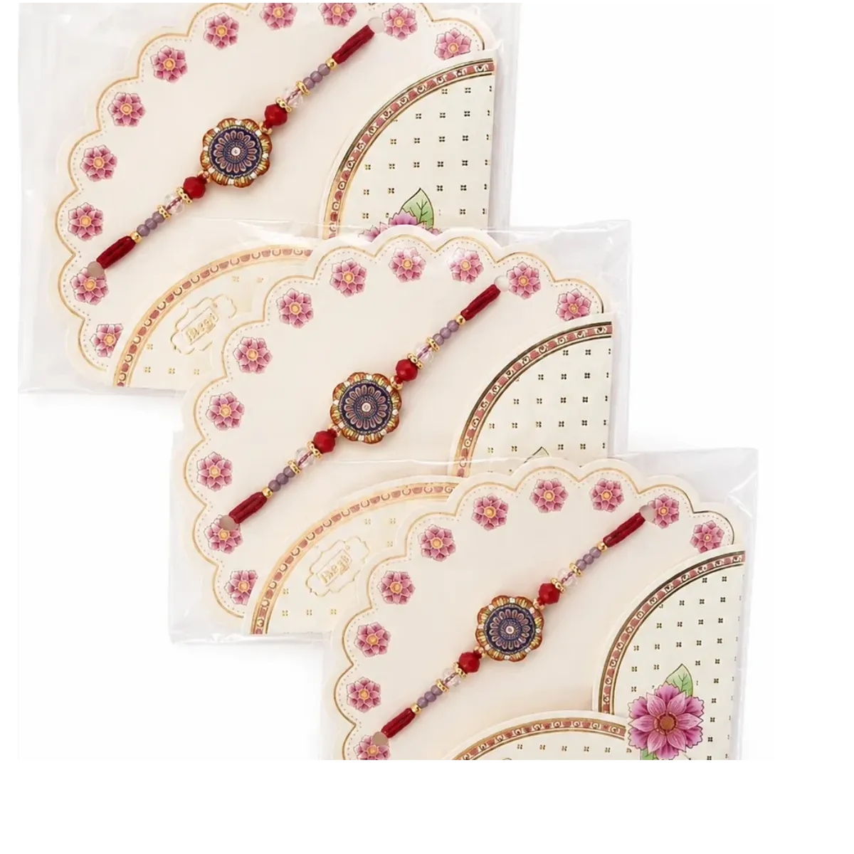 Floral Medallion Rakhi