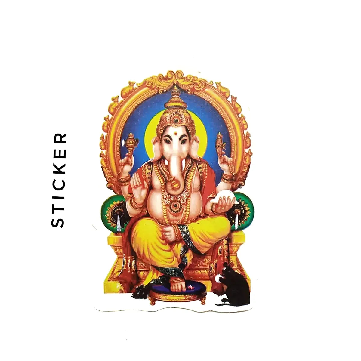Ganesh On Throne (2''x 3'')