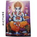 Ganesh Sitting (Purple Background) (3''x 4'')